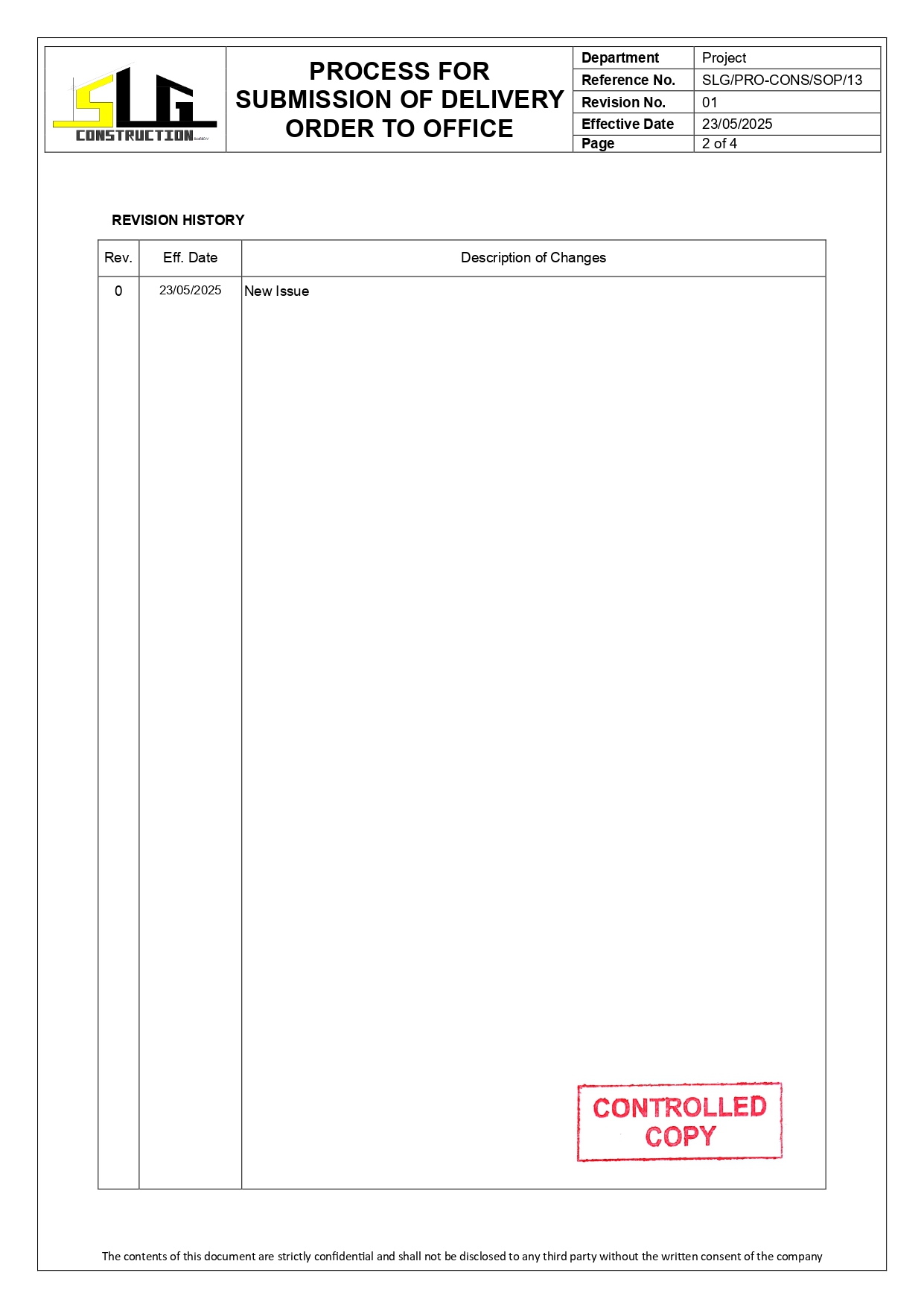SLG-PRO-SOP Page 2
